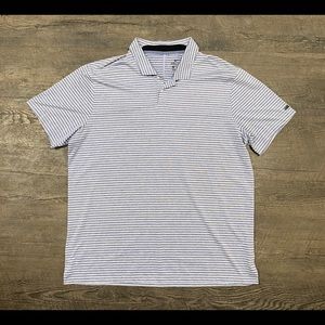 Nike Tiger Woods Collection Striped Golf Polo sz XL